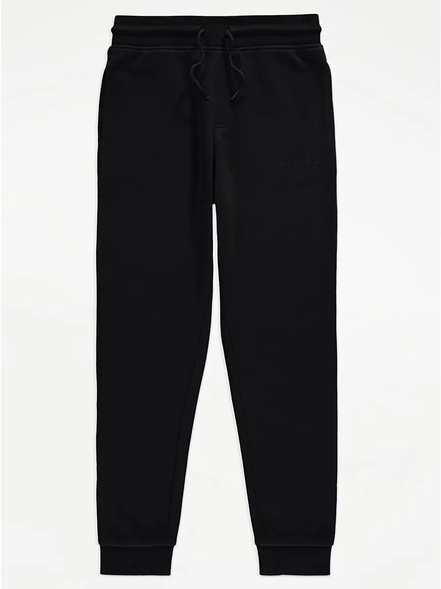 Black Un-Limited Division Hoodie and Joggers Set