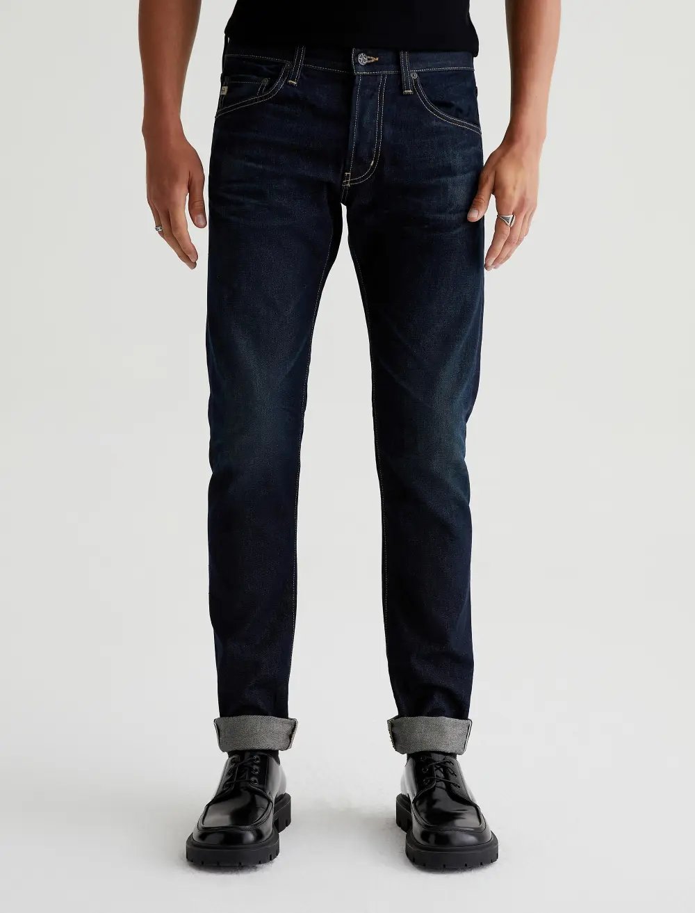 Men's Slim Straight Twill Jeans