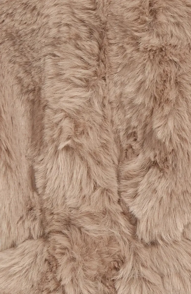 Faux Fur Fingerless Mittens