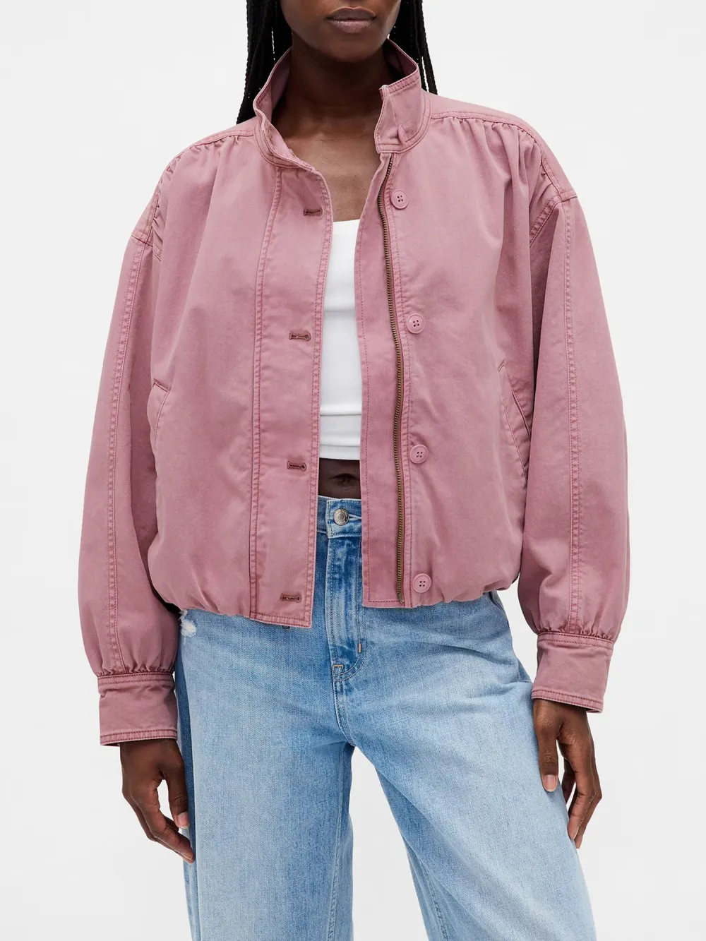 Button Cuff Jacket