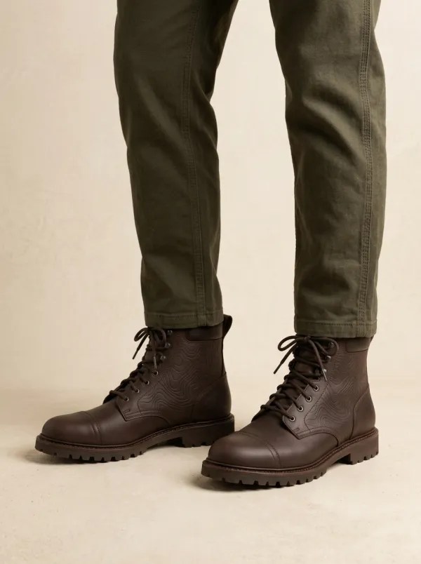 Men's Explorer Topographic Map Work Boots