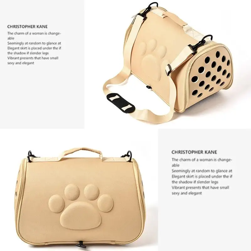 Portable Breathable Pet Travel Diagonal Bag