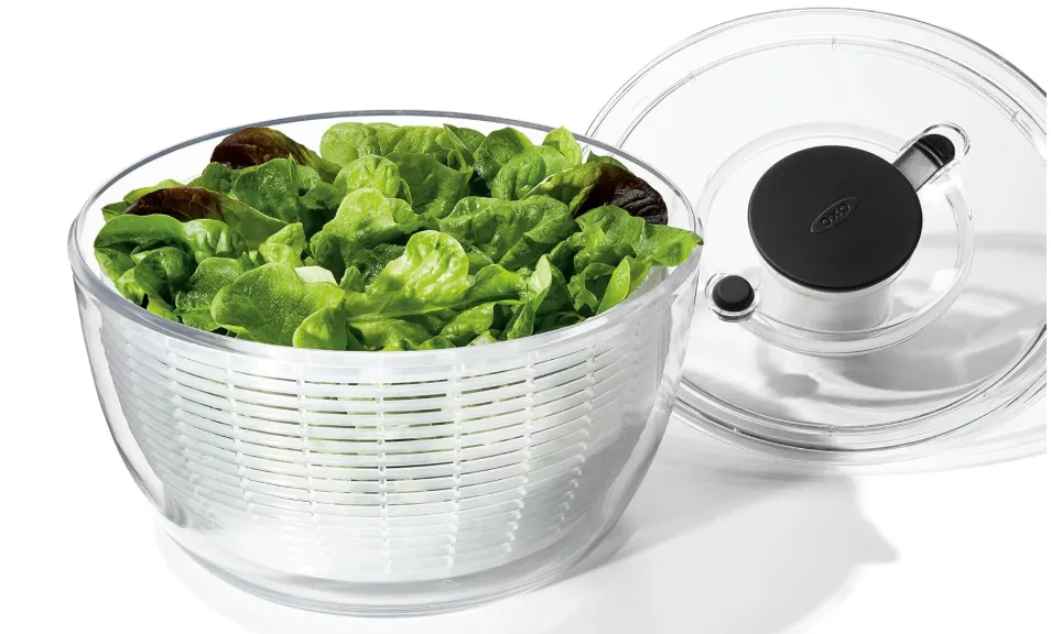 6.22 Qt Salad Spinner, Vegetable Washer with Bowl & Strainer