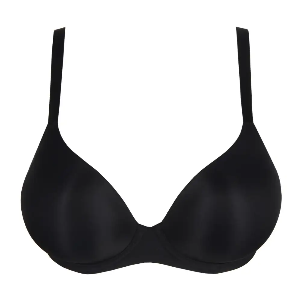 Women's Plunge Spacer Seamless Adjustable Straps Bonded Finish Mesh Microfiber Rounded Shape Bra