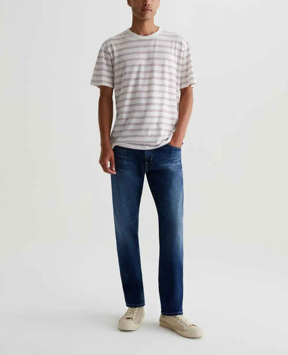 Men's Relaxed Tapered Broken In Jeans
