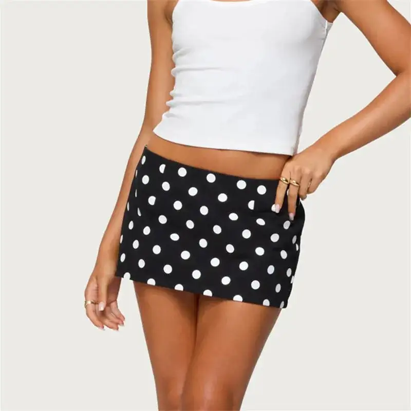 Mini Polka-Dot Skirt