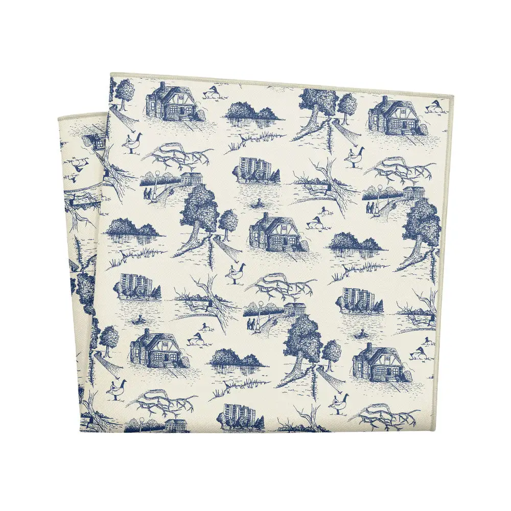 Crisp Graceful Suit Pocket Square