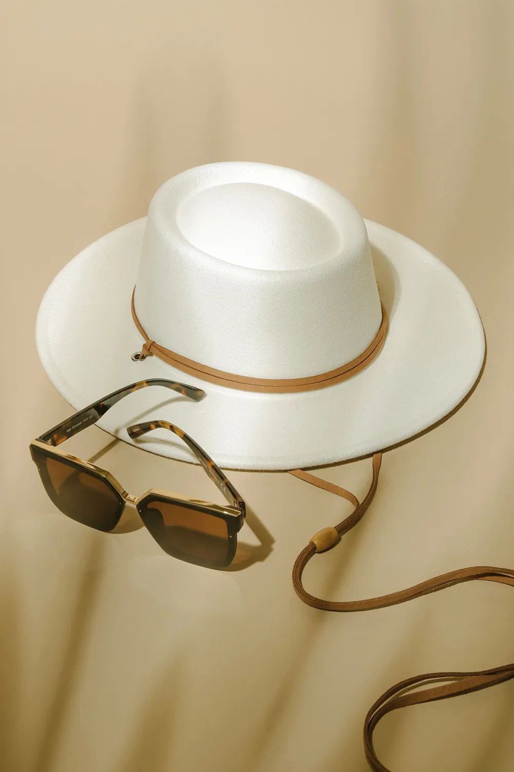 Casual Cool Brown Square Sunglasses