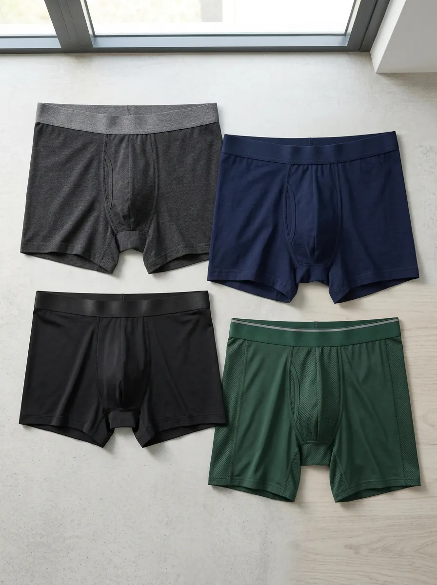 Men's Breathable Mesh Boxer Briefs
