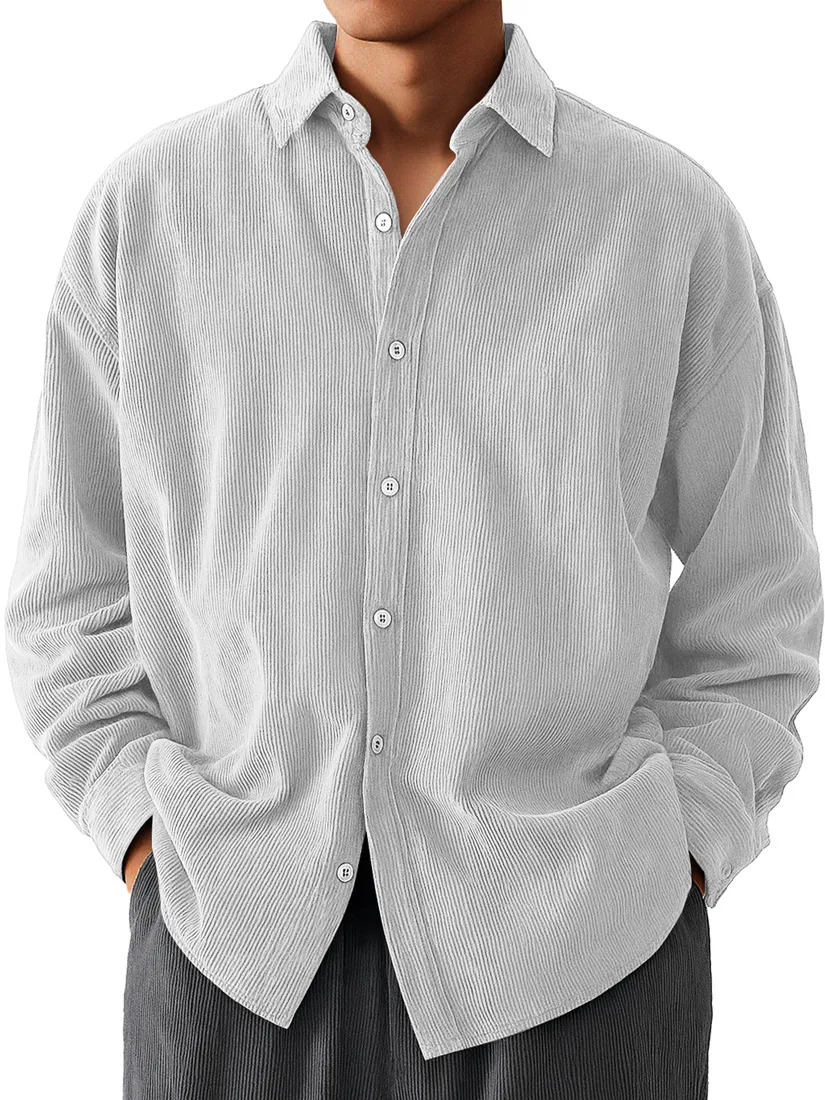 Workwear Corduroy Long Sleeve Shirt