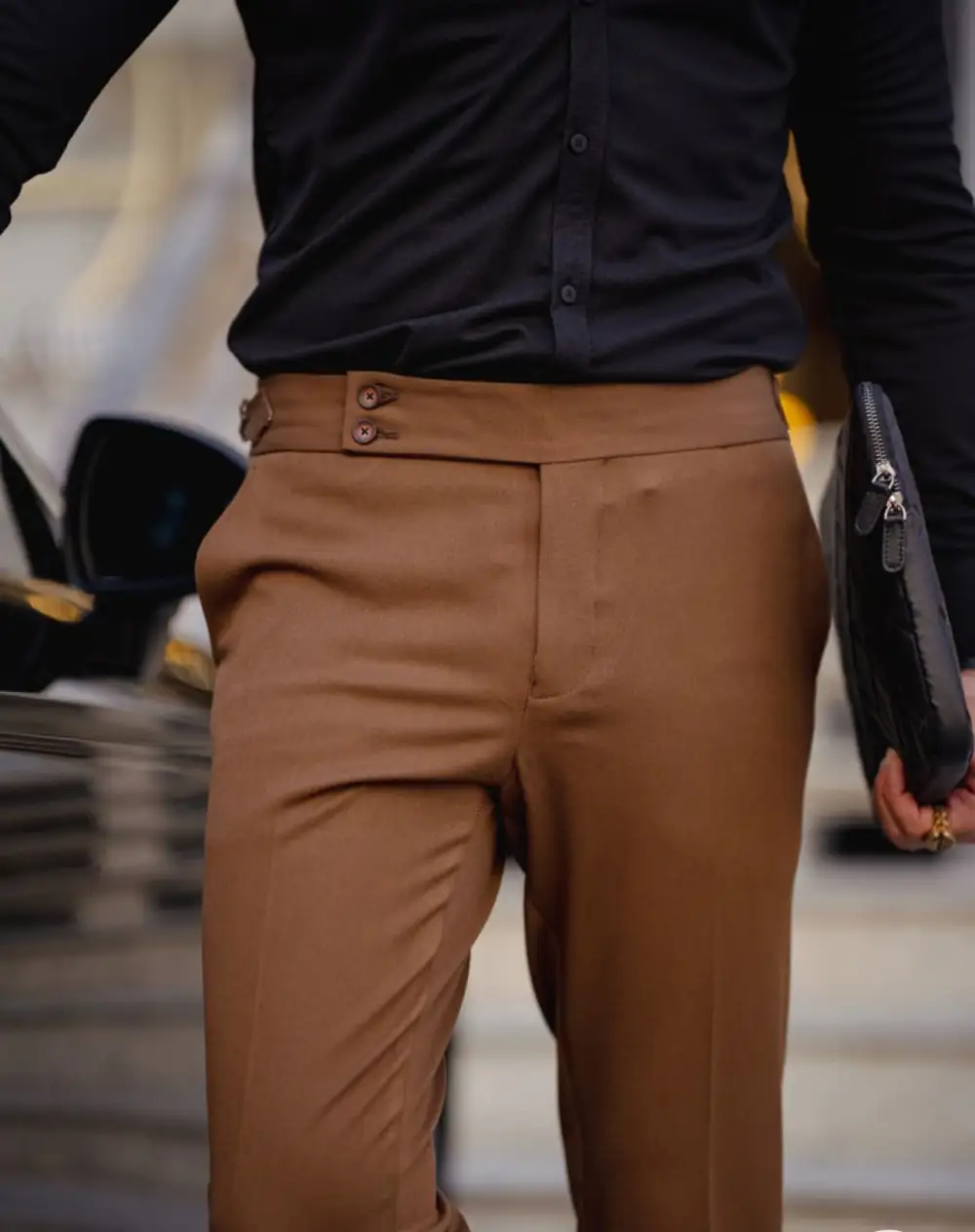 Smart Slim Fit Refined Chino Trousers
