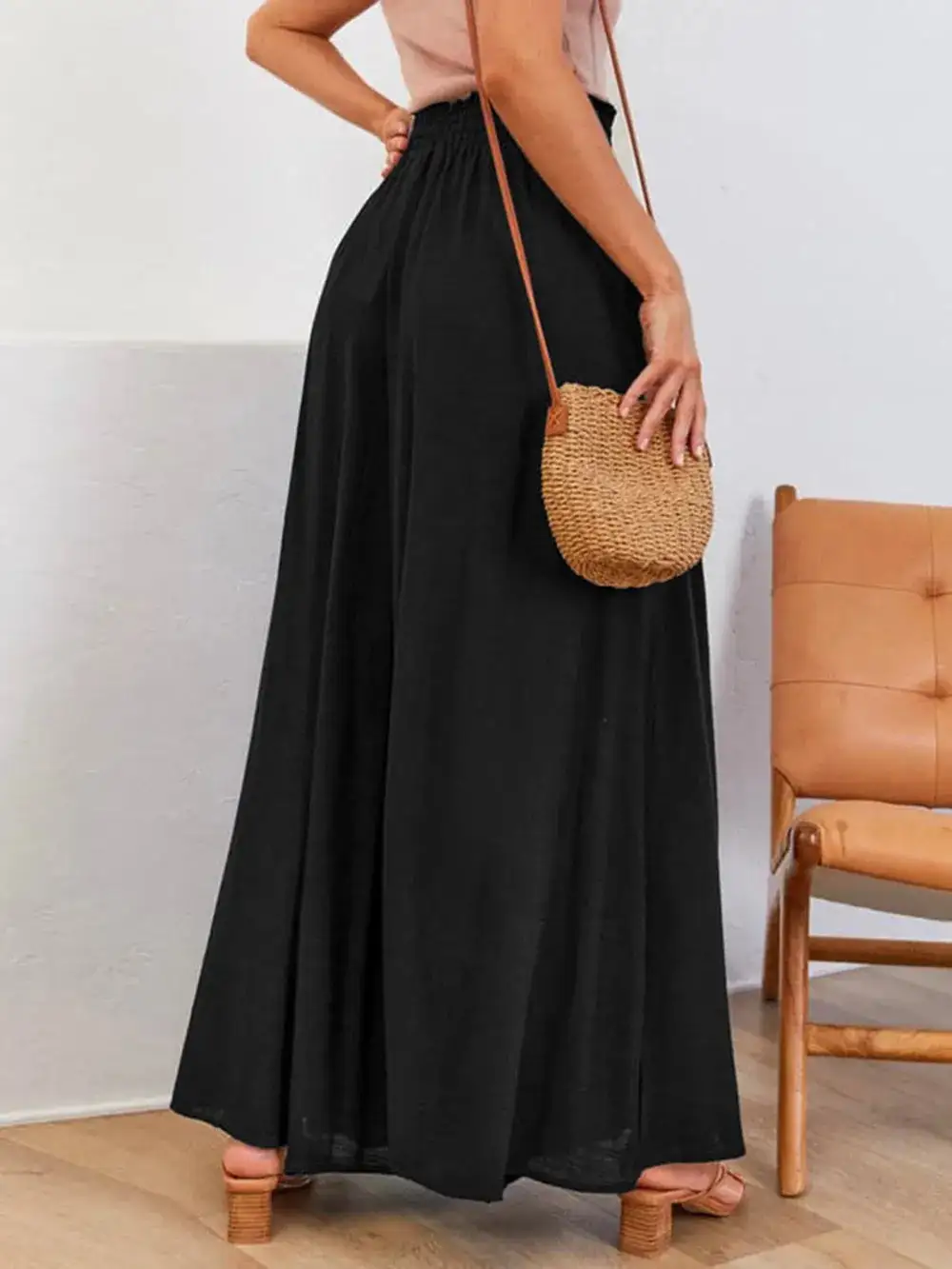 Modern Wide Leg Trousers
