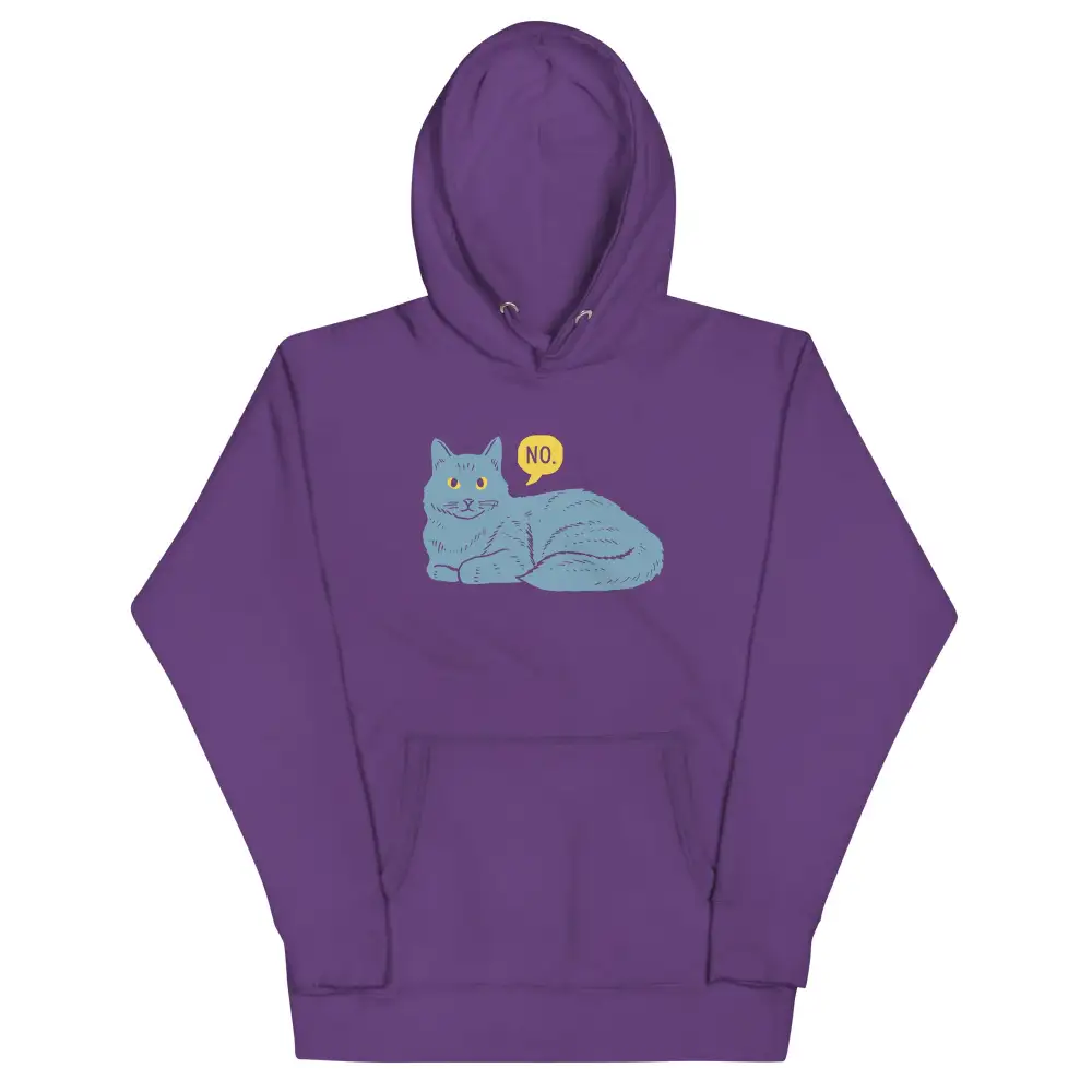 No Cat Unisex Comfort Hoodie