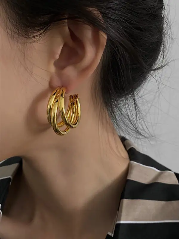 Balanced Moonlit Accent Earrings