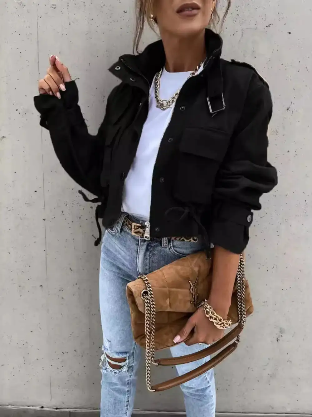 Easygoing Refined Pocketed Jacket