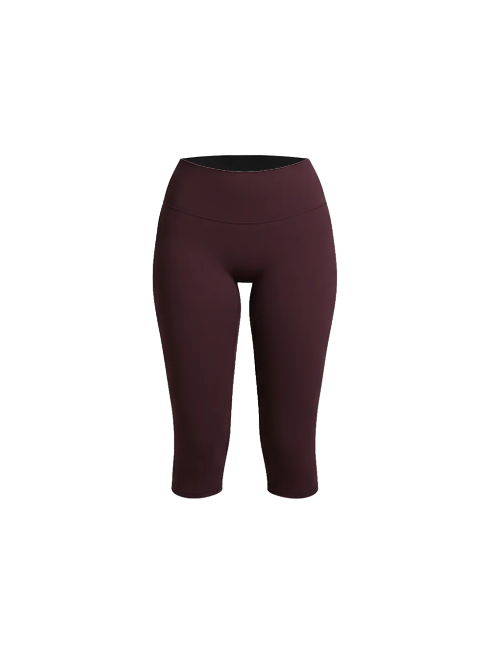 Classic Smooth-Scrunch Scrunch-Detail Capri Leggings