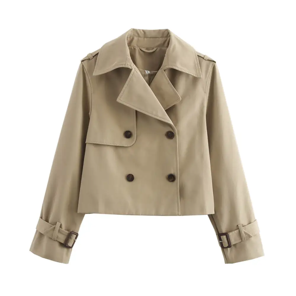 Polished Clean Line Trench Coat