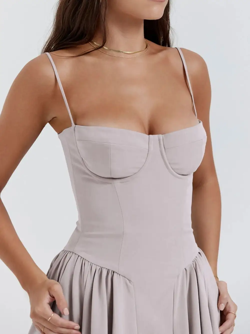 Ruched Sweetheart Neck Cami Dress