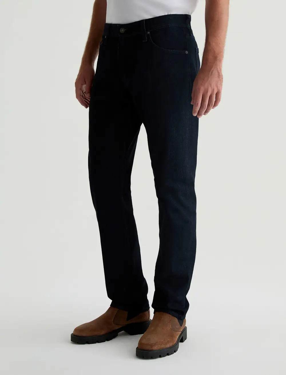 Men's Slim Straight Mid Rise Super Stretch Jeans