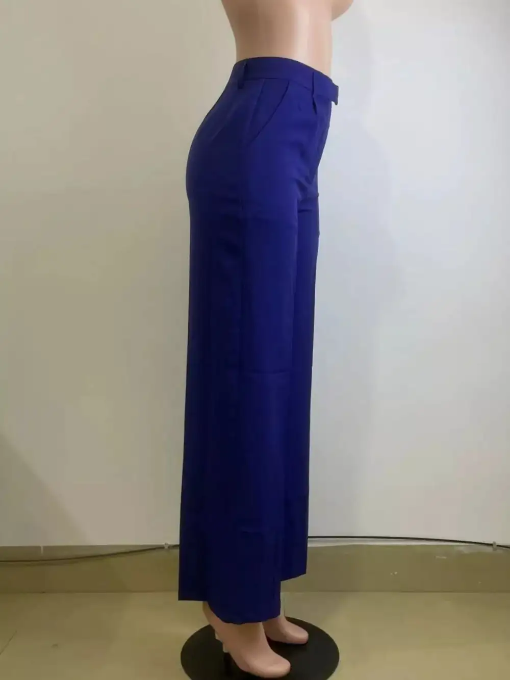 Refined High Waisted Wide Leg Pants