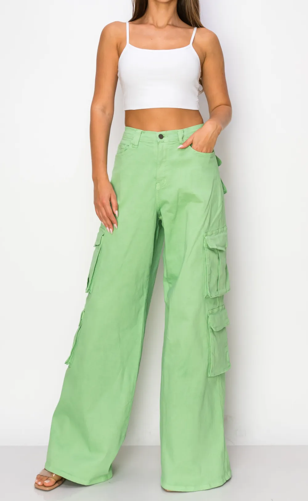 Structured Cargo Jeans