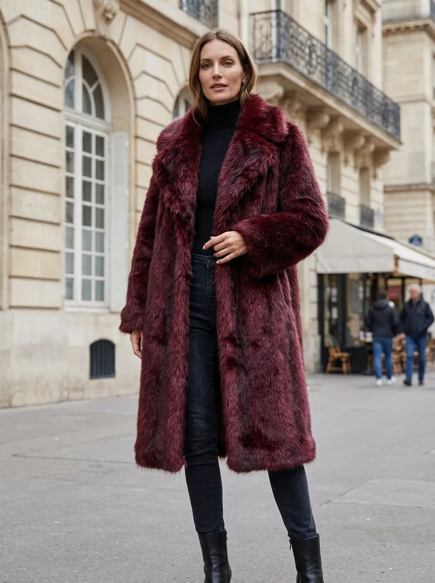 Women's Faux Fur Winter Coat