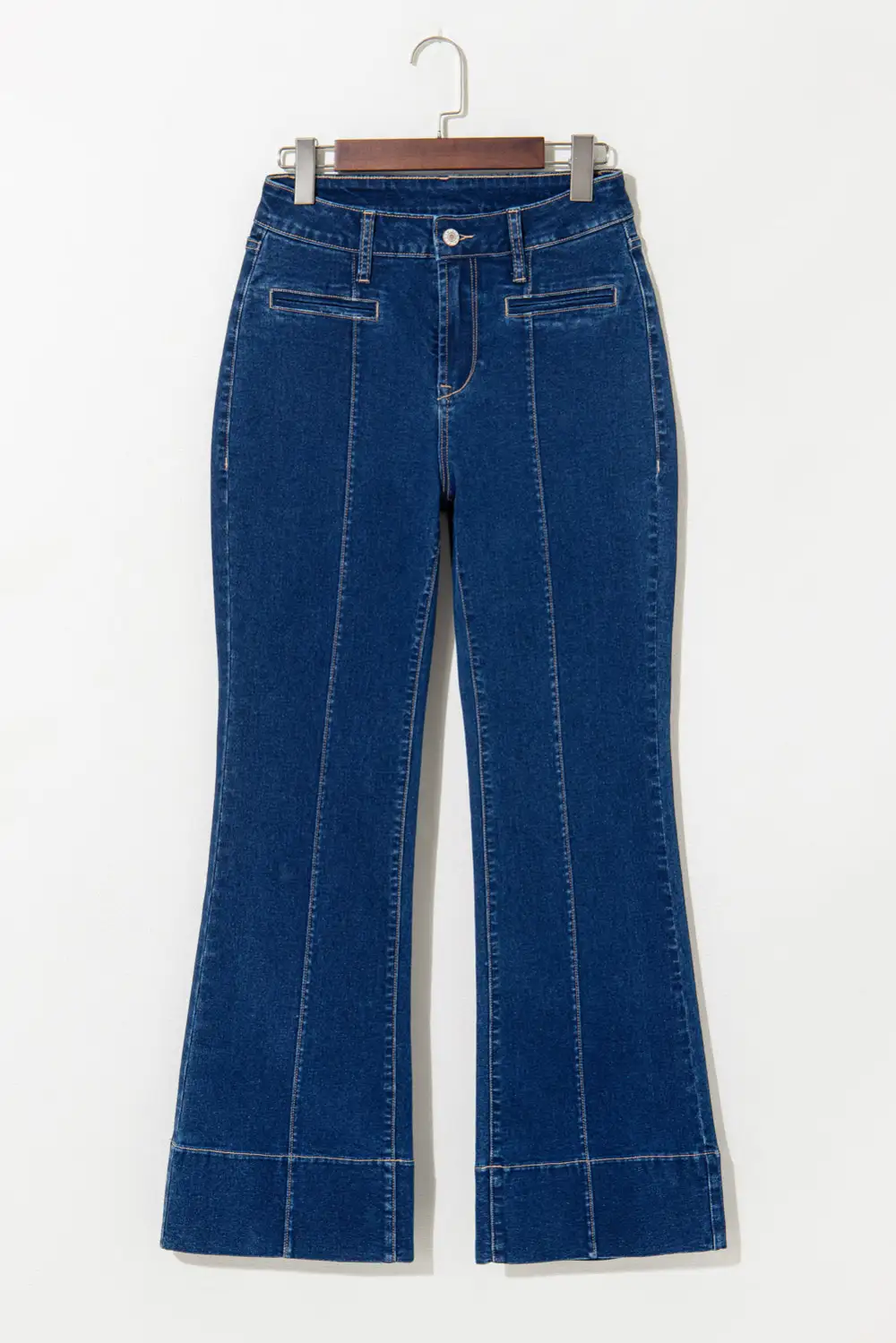 Refined Washed Straight Leg Jeans