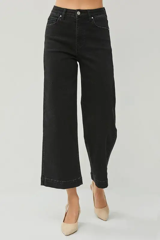 High Rise Wide Leg Jeans