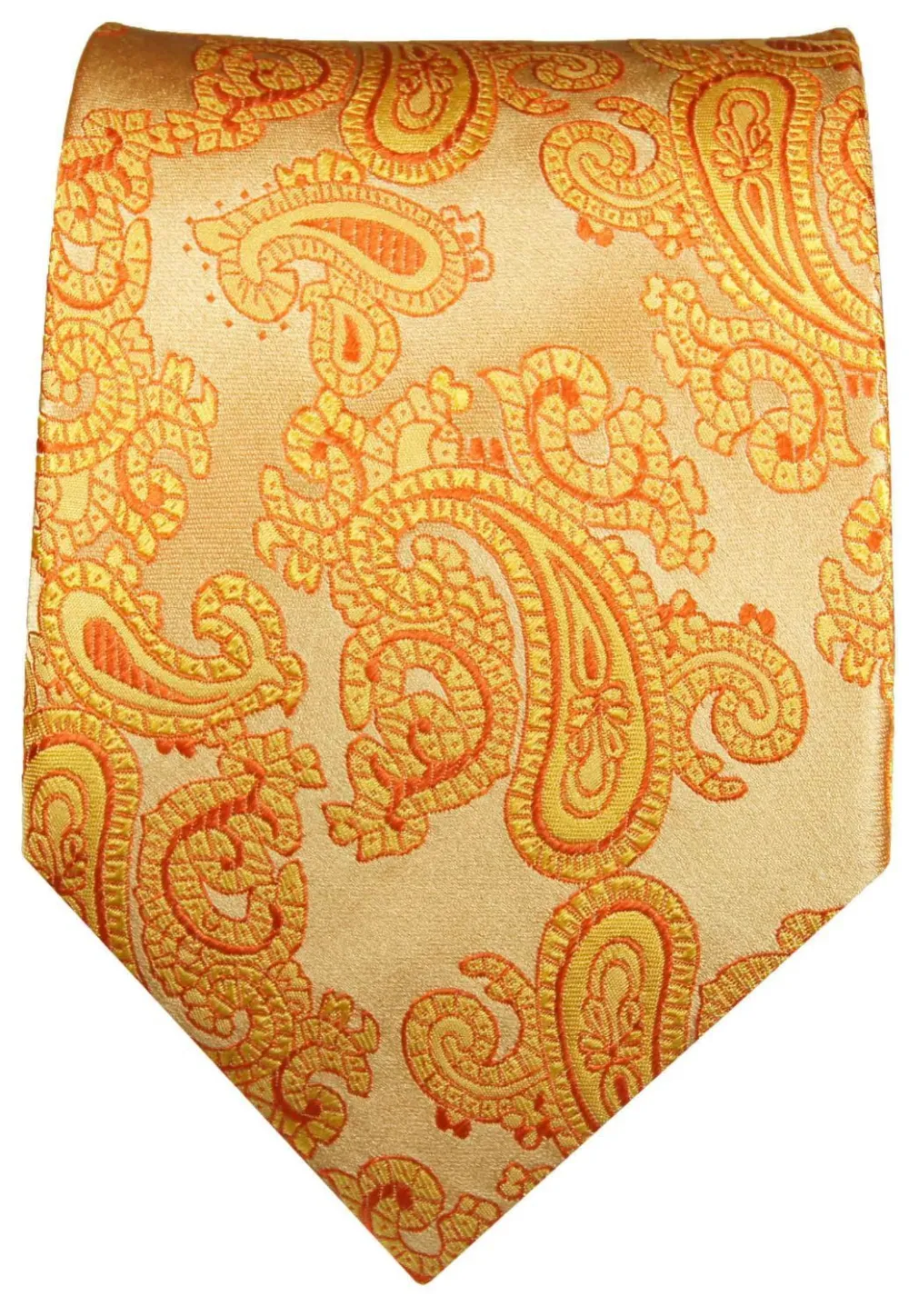 Polished Silk Classic Men's Necktie With Pocket Square and Cufflinks