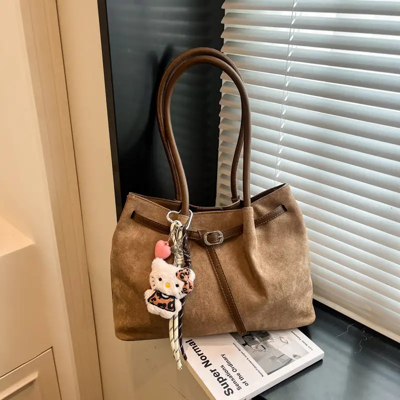 Suede Hobo Bag