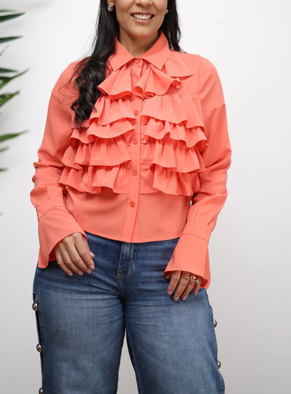 Refined Everyday Ruffled Blouse