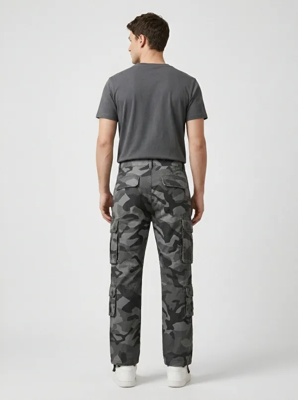 Street-Utility Camouflage Urban Camouflage Cargo Pants
