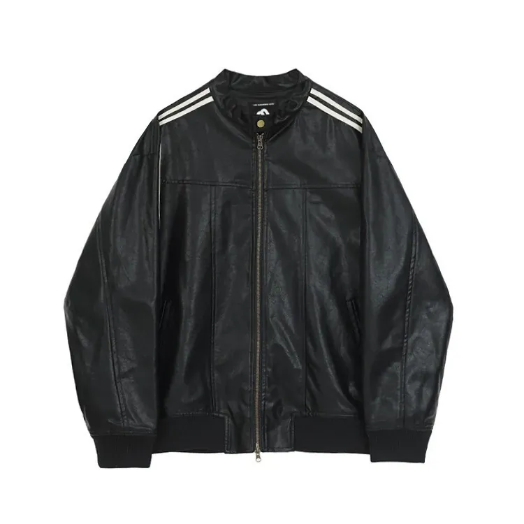 Mallard-Style Trench Leather Jacket