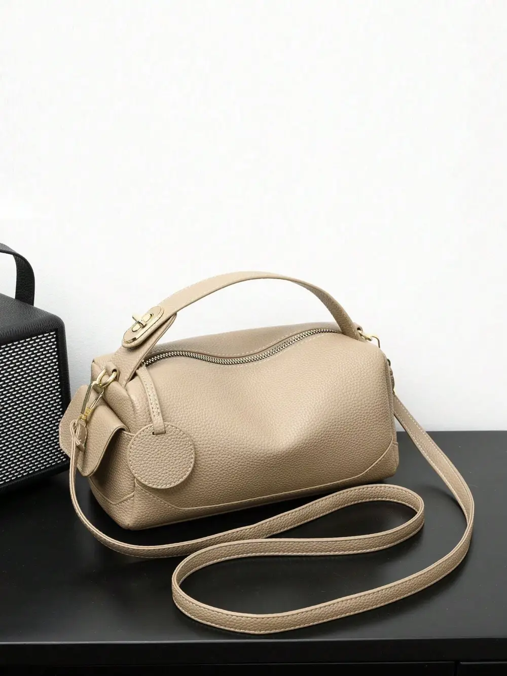 Soft Roomy Leather Crossbody Bag