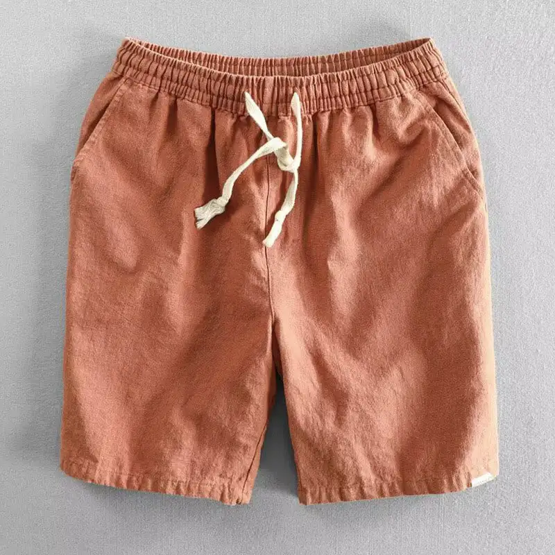 Drawstring Elastic Waist Shorts