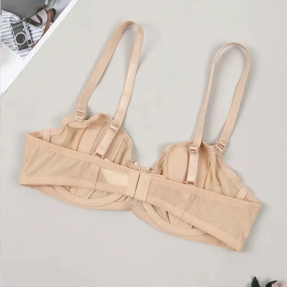 Bra with Triple-Row Band Adjustment