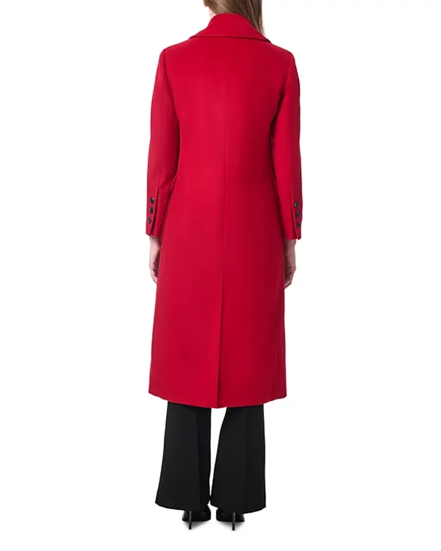 Notched Lapels Classic tailored Wool Coat