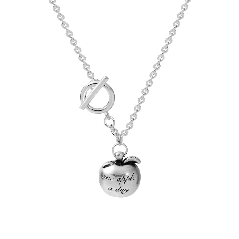 Apple Whisper Pendant Necklace
