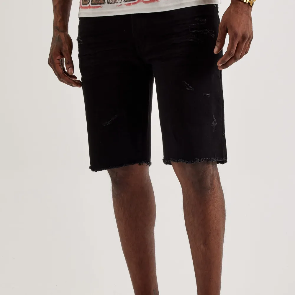 Rip Off Denim Shorts