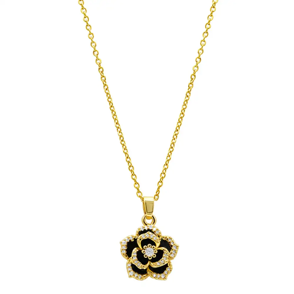 Pendant Crystal Stone Chain Necklace