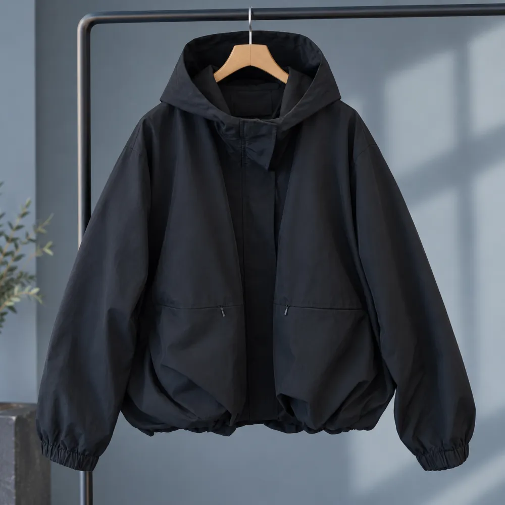 Balloon Hem Jacket