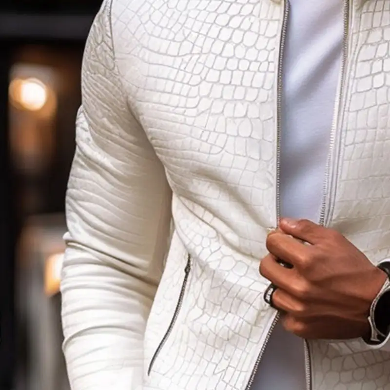 Leather Utility Jacket