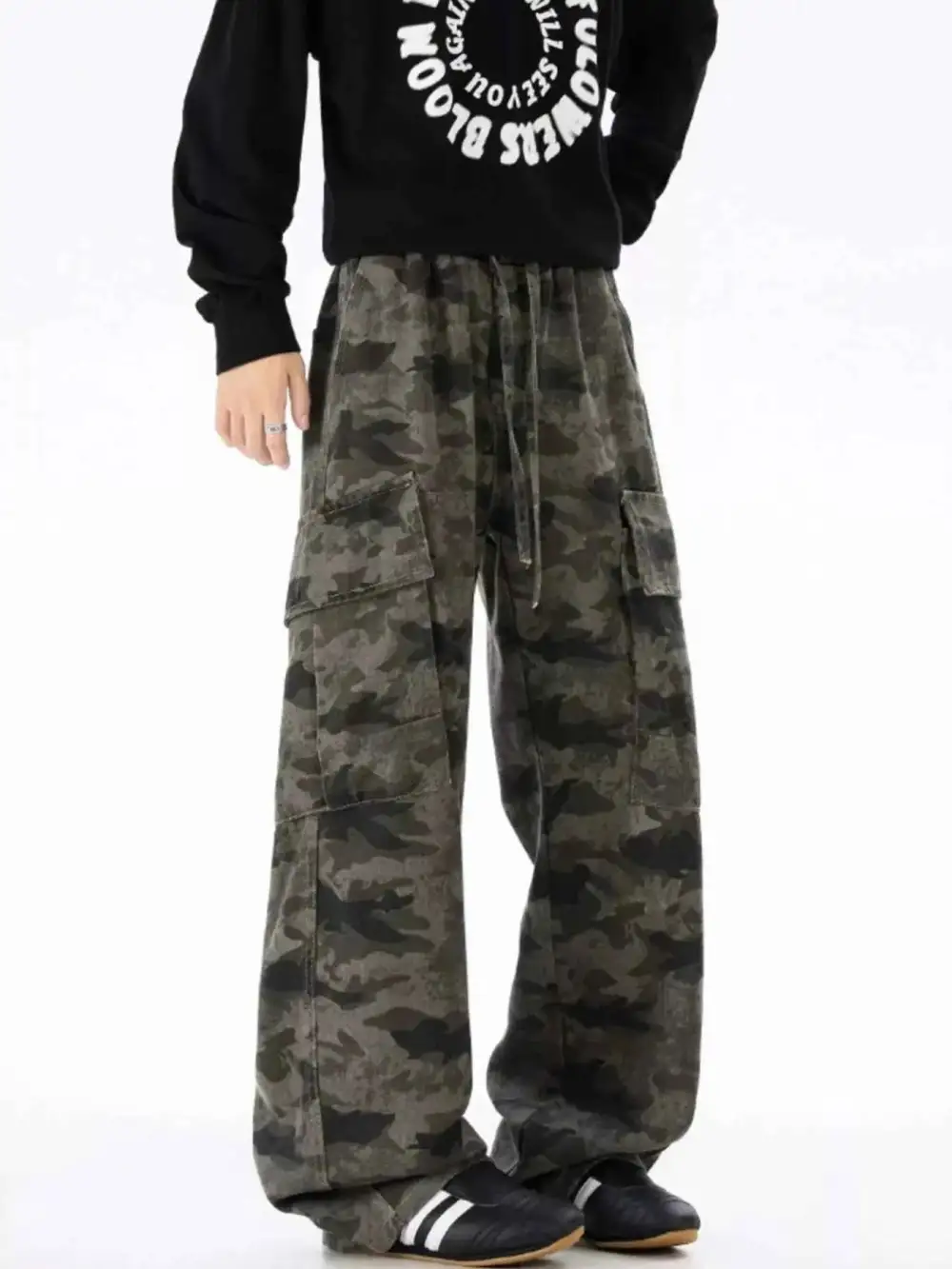Everyday Camouflage Wide Leg Pants