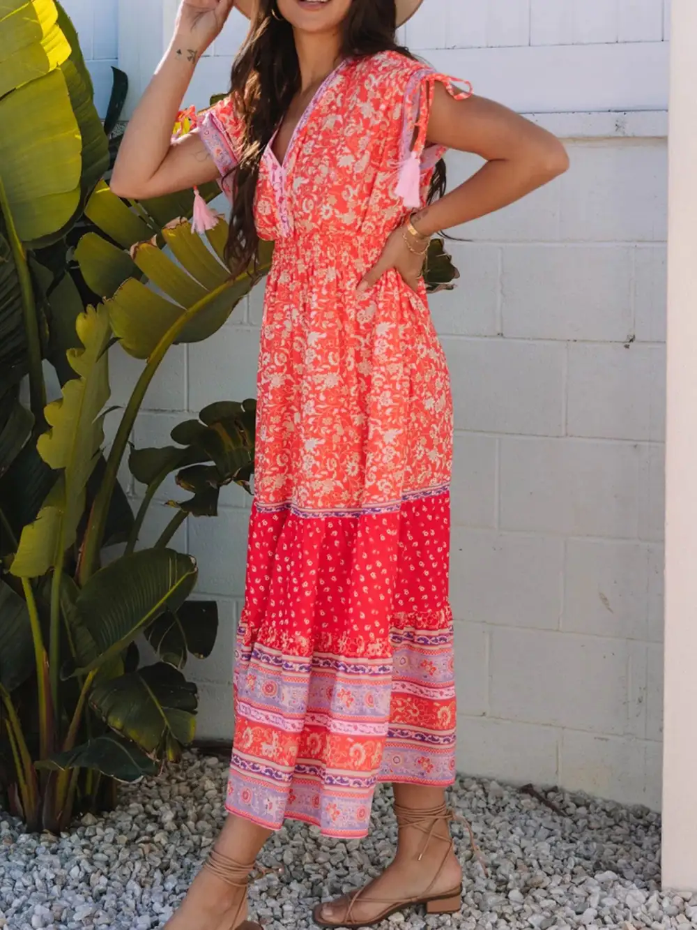 Soft Touch Floral Printed Dress
