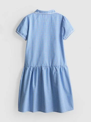 7-15yrs | Cotton Rich Gingham Check School Dress