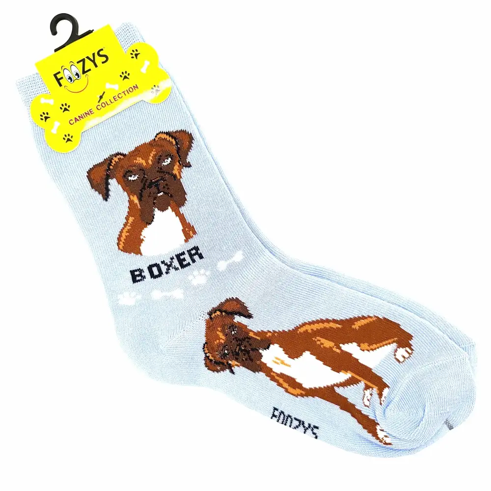 Unisex Boxer Crew Socks