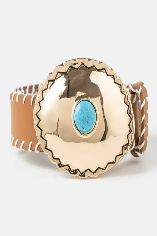 Textured Bohemian Waist Belt
