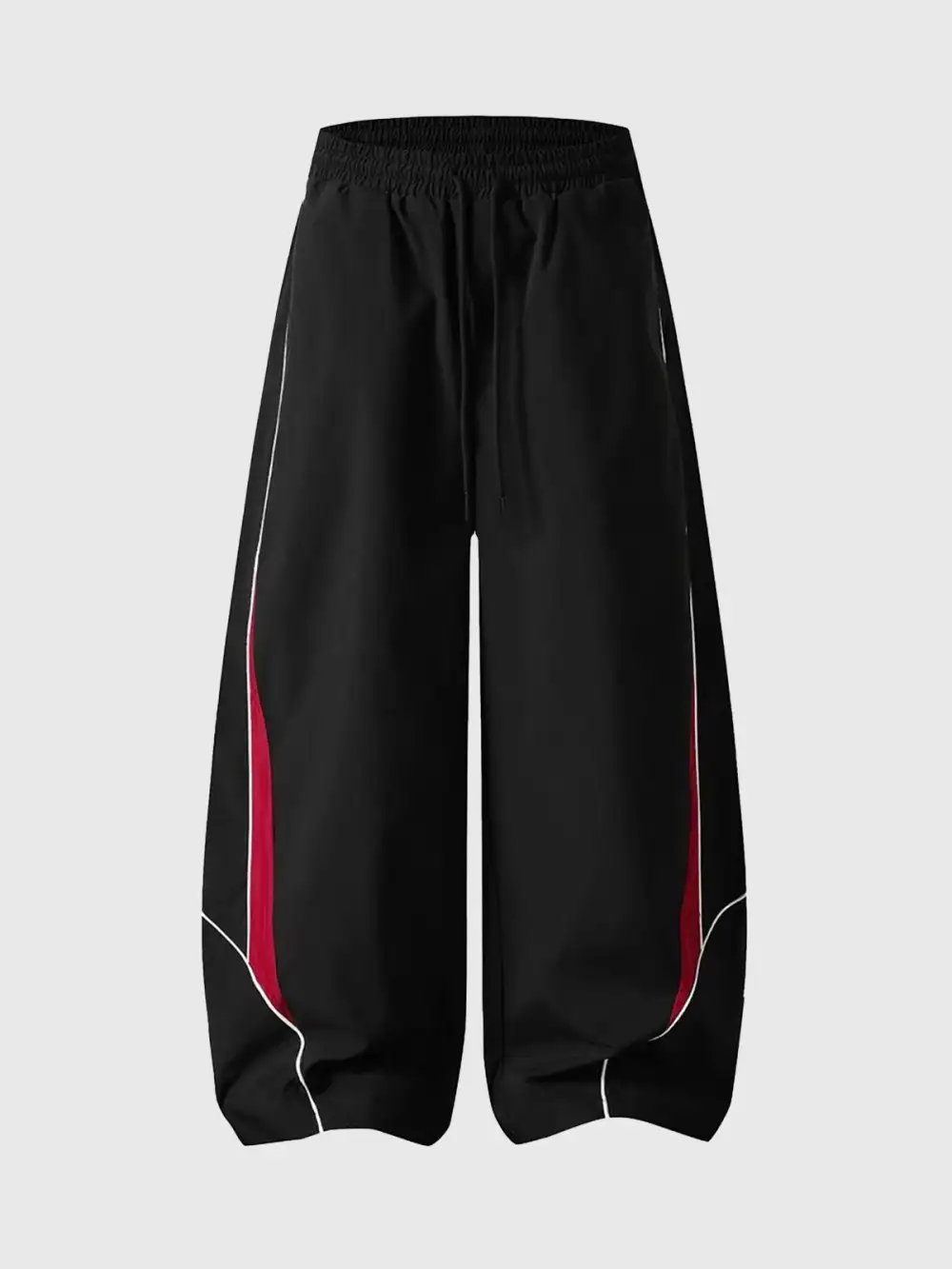 Barrel-Leg Relaxed Pants