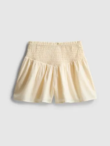 7-15yrs | Shirred Waist Shorts