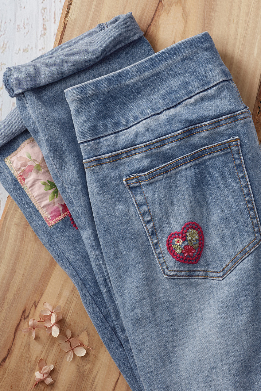 Wild at Heart Pull-On Jeans